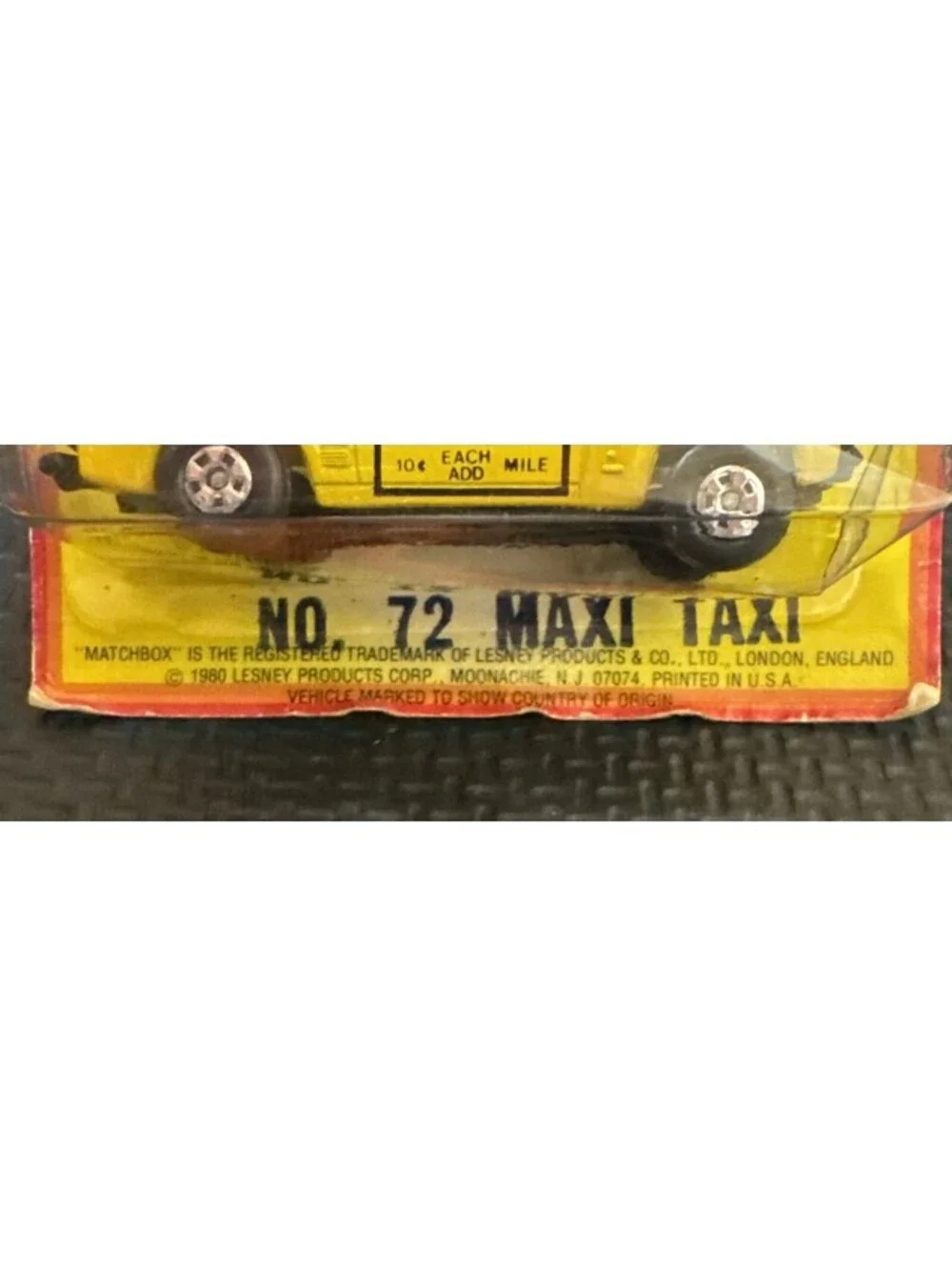 VTG NOS NIP 1980 MATCHBOX LESNEY TM DIECAST # 72 